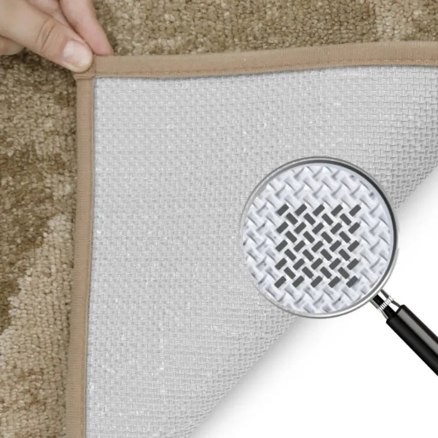 Geometric Abstract Front Door Rugs Inside with Non-Slip Rubber Backing