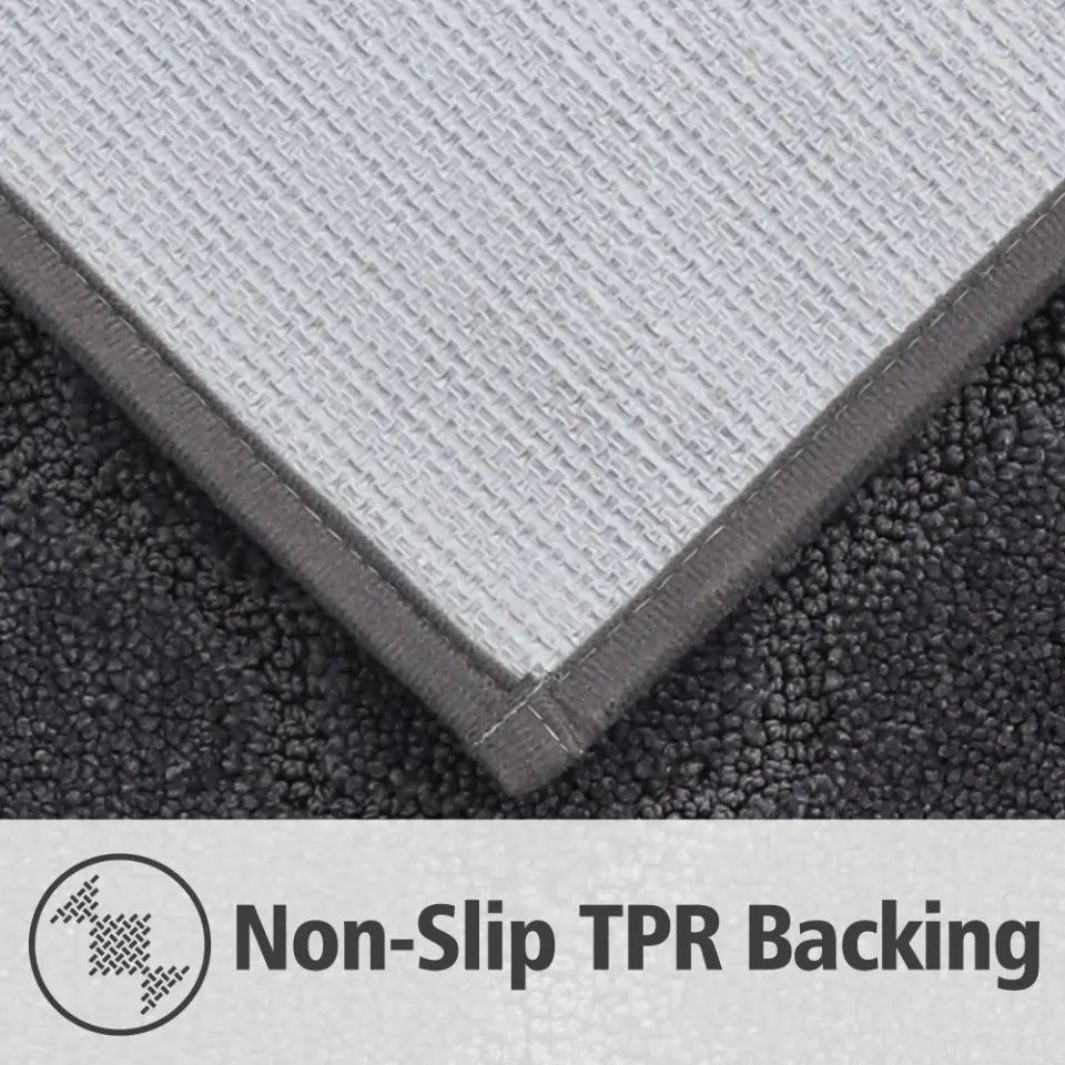 Low Profile Door Mats with Non-Slip TPR Backing