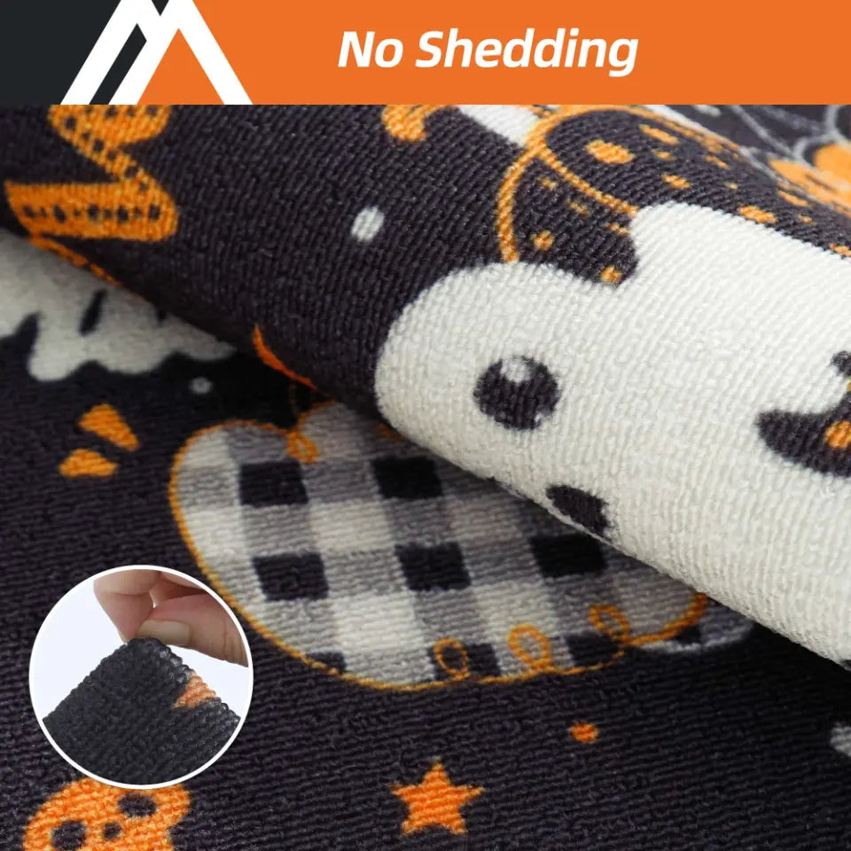 No Shedding Scary Front Door Mat for Halloween