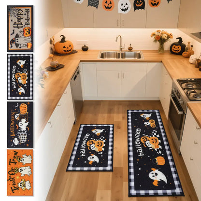 Other Three Halloween Pattern from Halloween Ghost and Pumpkin Kitchen Mat