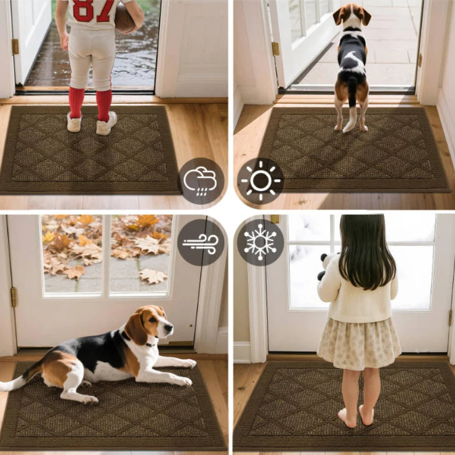 Plain Diamond Door Mats for All Season Application