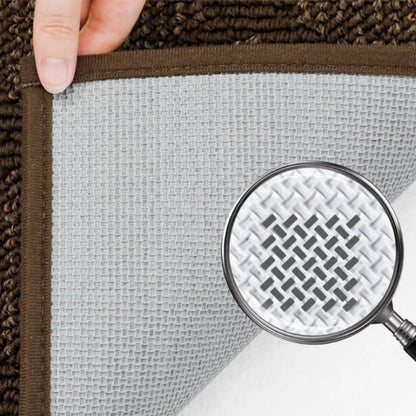 Plain Diamond Door Mats with Non-Slip Rubber Backing