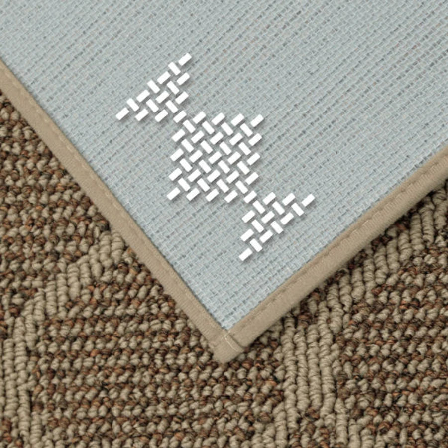 Plain Trellis Kitchen Floor Mats with Non-Slip TPR Backing
