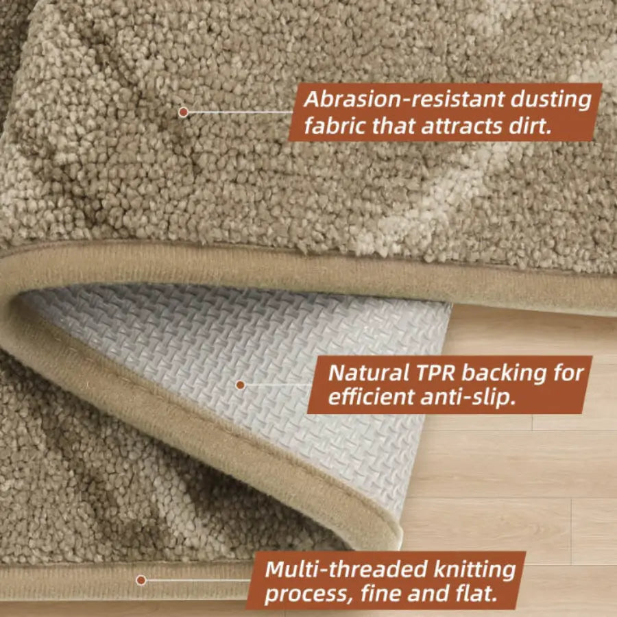 Precision Craftsmanship Abstract Buffalo Plaid Doormat