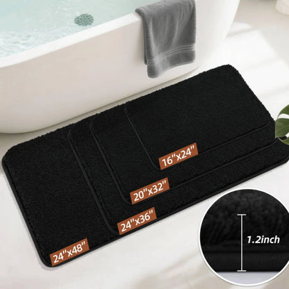 Size Chart of Plain Color Luxury Bath Rugs
