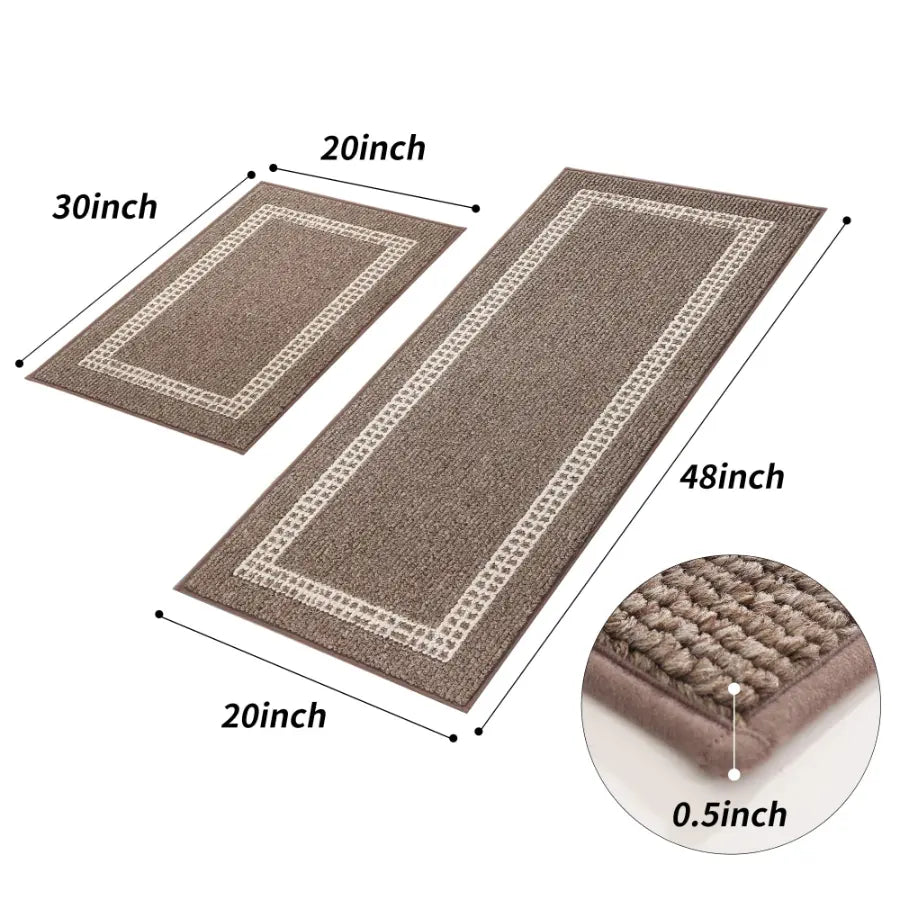 Size of Frame Washable Kitchen Mats
