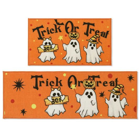Trick or Treat Halloween Kitchen Mat
