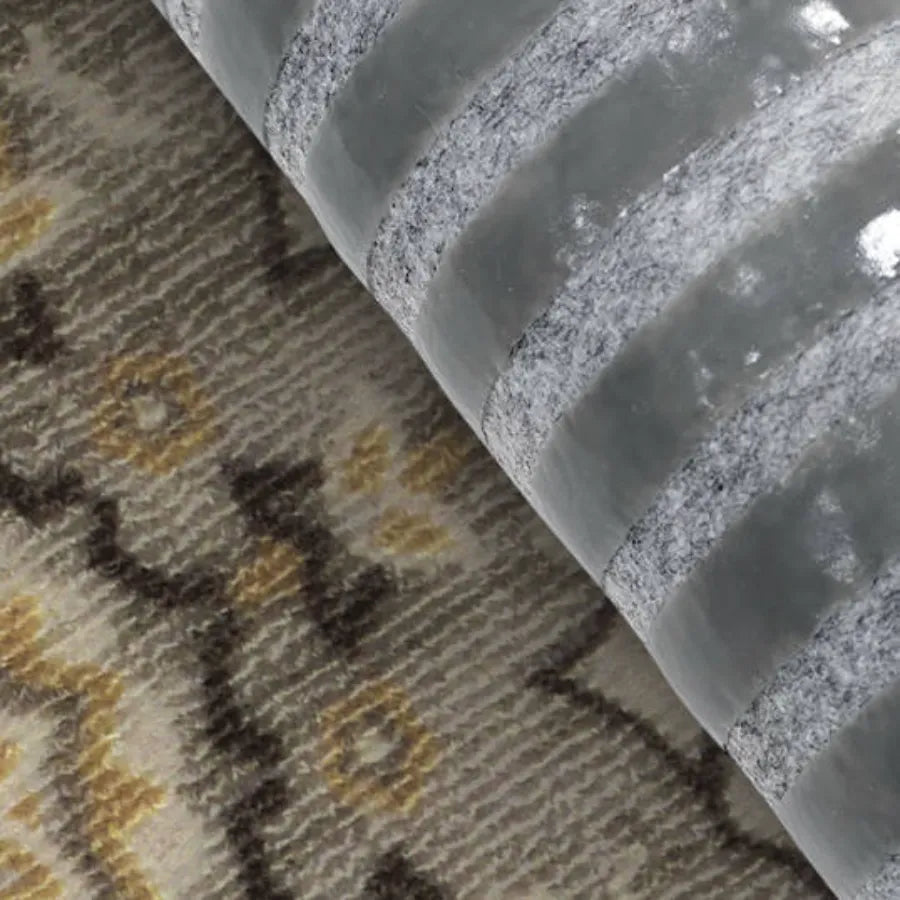 Vintage Floral Durable Stair Treads with Non-Slip TPE Backing