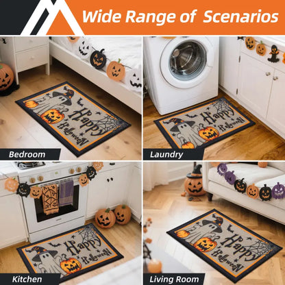 Wide Range of Happy Halloween Spiderweb Doormat