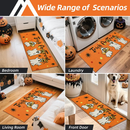 Wide Range of Trick or Treat Halloween Kitchen Mat for Happy Halloween